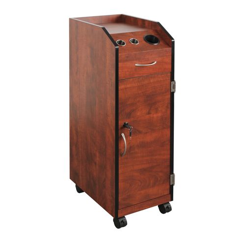 Keystone Cherry II Lockable Wood Trolley - 923507